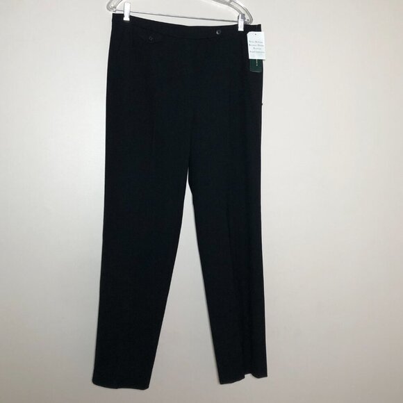 NWT Lauren Ralph Lauren Black Wool Pants 14 - Picture 11 of 11